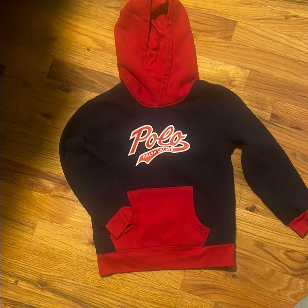 Polo by Ralph Lauren Black and Red Sweatshirt